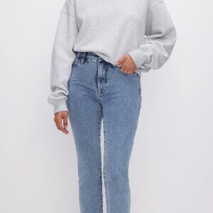 GOOD CLASSIC SLIM STRAIGHT JEANS | INDIGO552 – Size 14